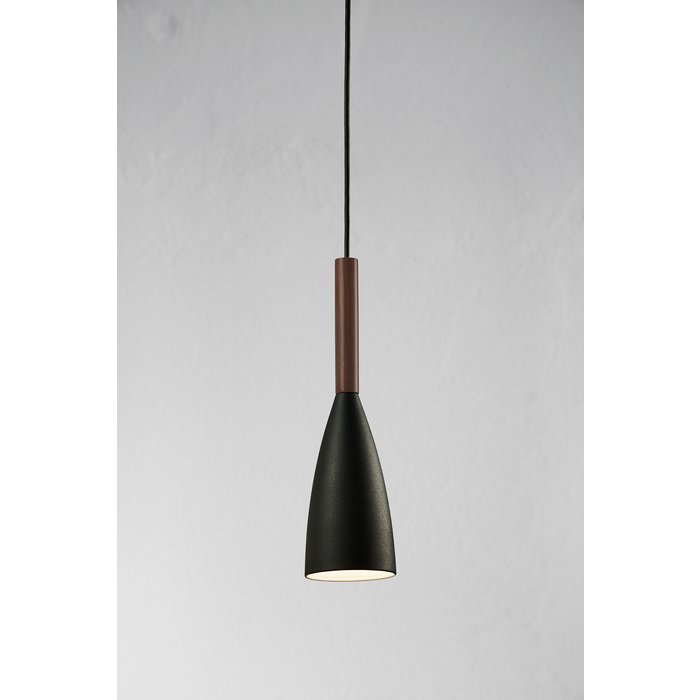 Pure - Slimline Black Scandi Pencil Pendant Light