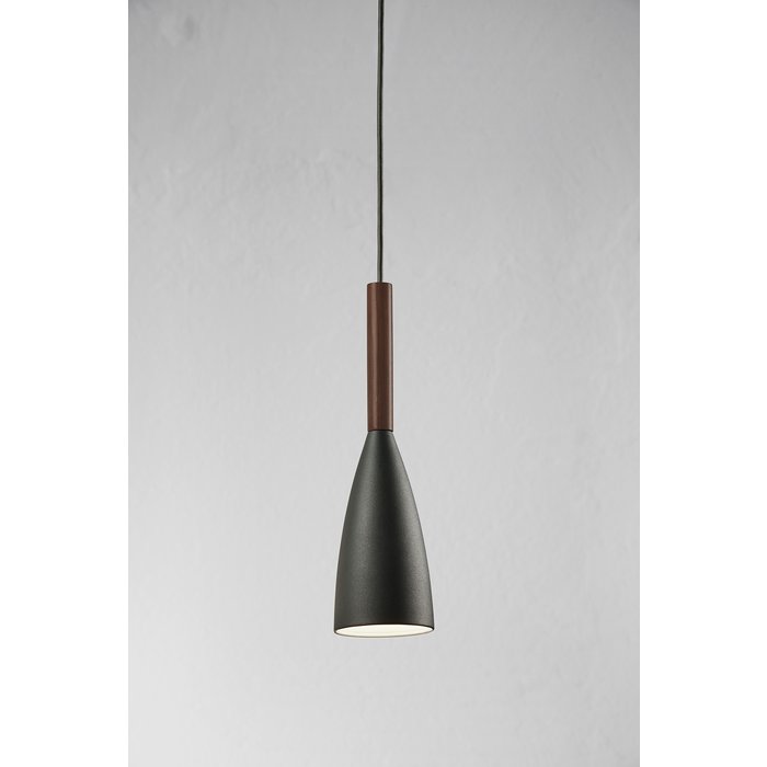 Pure - Slimline Grey Scandi Pencil Pendant Light