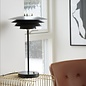 Classis - Louvred Grey Scandi Table Lamp