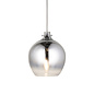 Omber - Chrome Metallic Modern Pendant