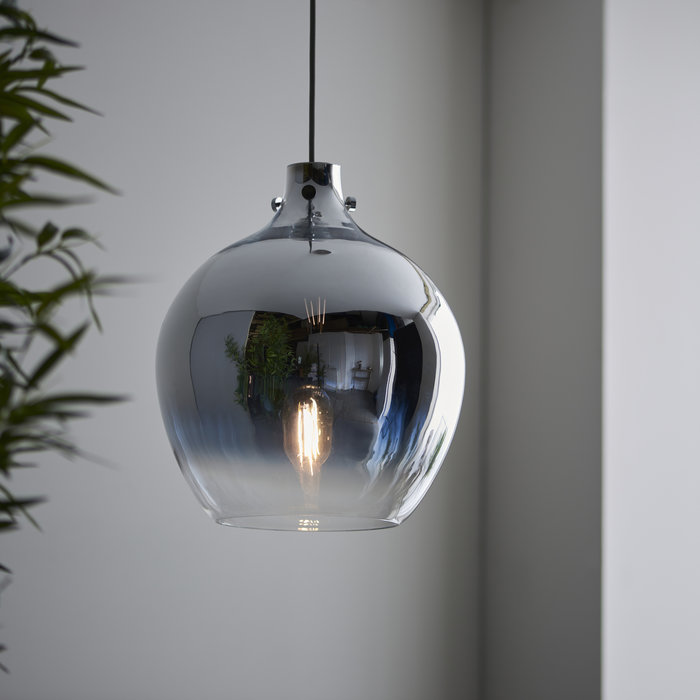 Omber - Chrome Metallic Modern Pendant