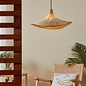 Maxey - Natural Wood Shade Oval Pendant