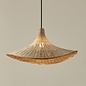 Maxey - Natural Wood Shade Oval Pendant