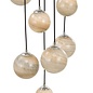 Marble  - Art Glass Extra Long Cluster Pendant Light