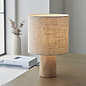 Dunbar - Wood and Natural Linen Shade Table Lamp