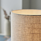 Dunbar - Wood and Natural Linen Shade Table Lamp