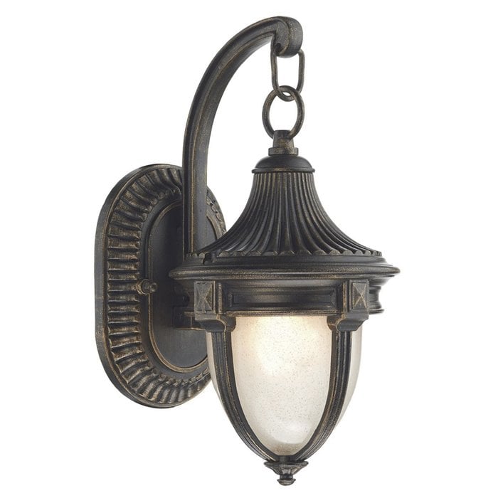 Richmond -  Classic  Outdoor Wall Light - Black/Gold