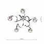 Ancona - 5 Light Flush - Polished Chrome