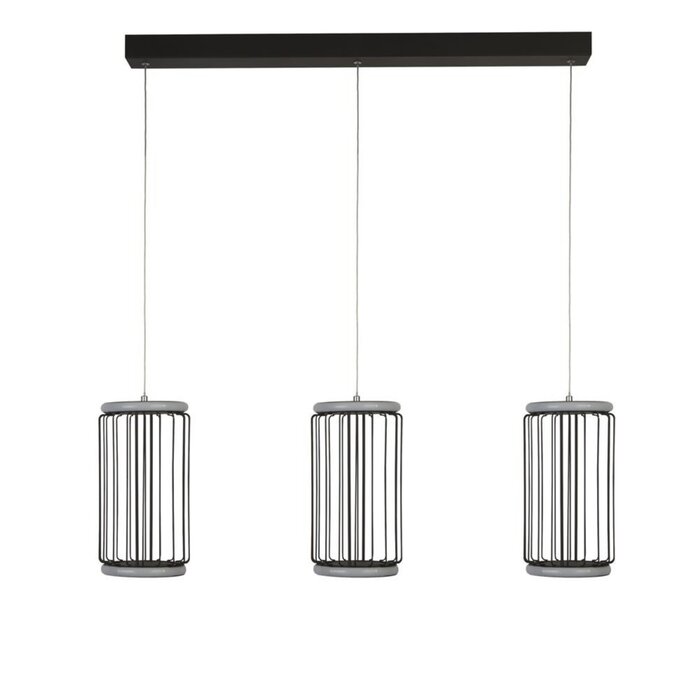 Coterie - Modern LED Black Bar Pendant Light