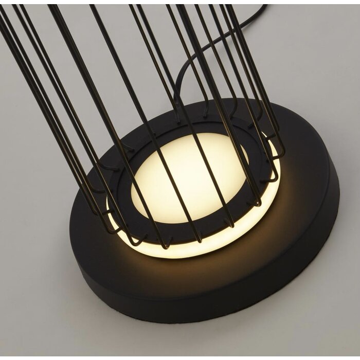 Coterie - Modern LED Black Floor Lamp