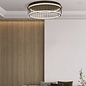 Coterie - Modern Black LED Low Ceiling Light - Large