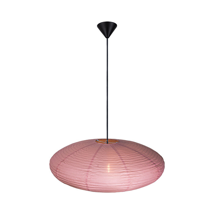 Ville - Large Scandi Paper Shade - Pink