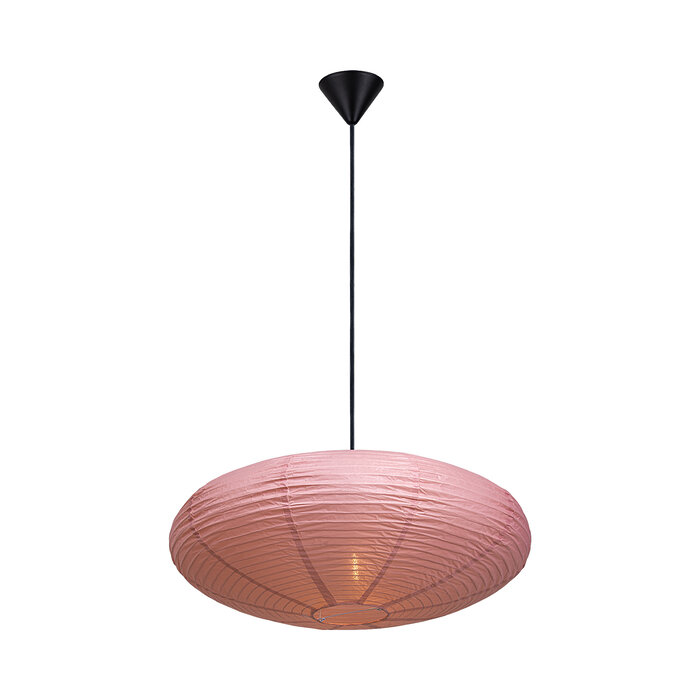 Ville - Large Scandi Paper Shade - Pink