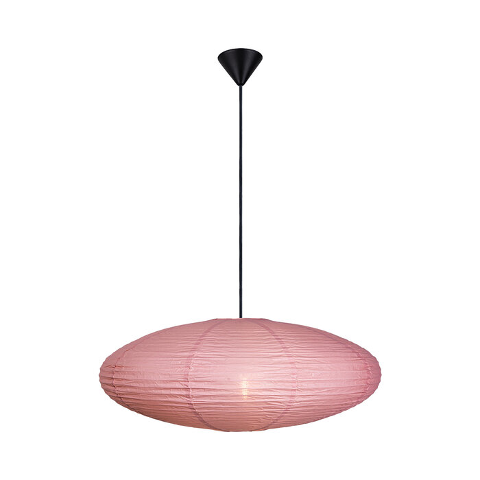 Ville - Large Scandi Paper Shade - Pink