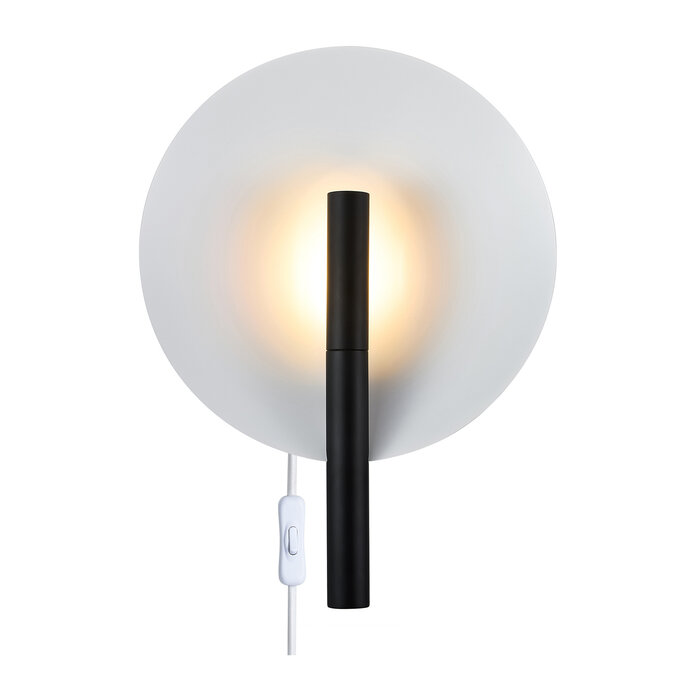 Fuziko - Spherical Wall Light - White & Black