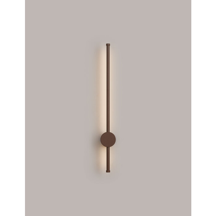 Cane - Ultra Slimline LED Outdoor Wall Light - Brown