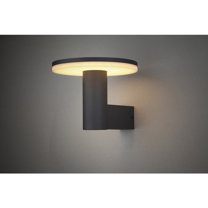 Discuss - Black and White LED Outdoor Wall Light