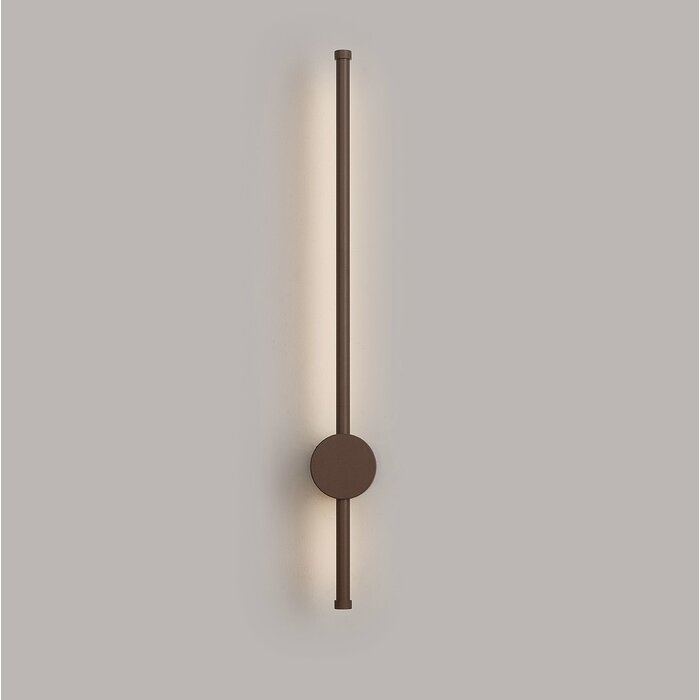 Cane - Ultra Slimline LED Outdoor Wall Light - Brown