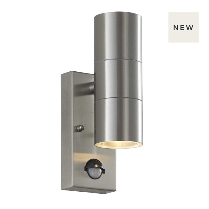 Ella - Modern Up & Down PIR Outdoor Wall Light