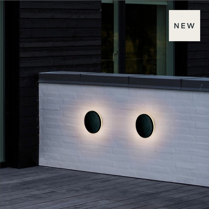 Arty - LED Outdoor Scandi Wall Light - Round