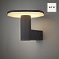 Discuss - Black and White LED Outdoor Wall Light