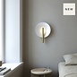 Fuziko - Spherical Wall Light - White & Brass