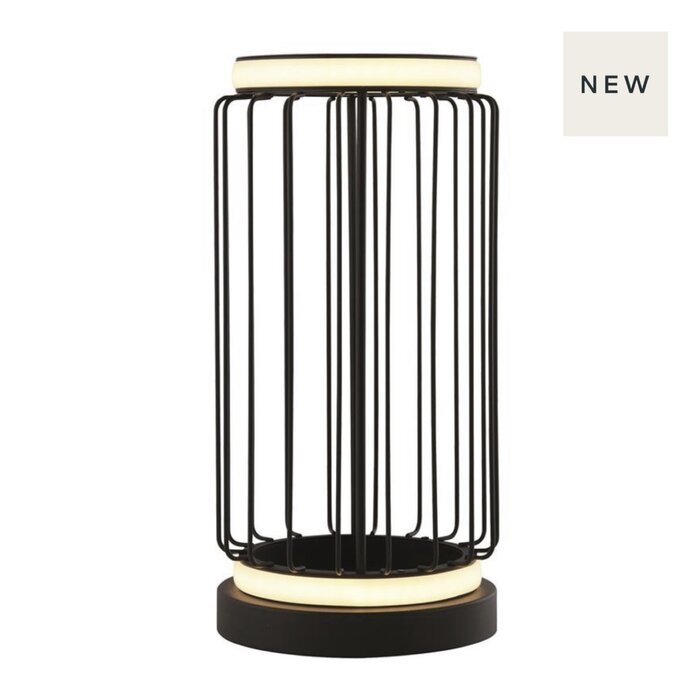 Coterie - Modern LED Black Table Lamp