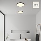 Ida - Kitchen & Bathroom Ultra-Slim 2700K LED Flush Ceiling Light - Wood - IP54 - Large - Dimmable