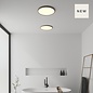 Ida - Kitchen & Bathroom Ultra-Slim LED Flush Ceiling Light - Wood - IP54 - Warm White