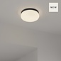 Surf - Modern Flush Bathroom Rated Ceiling Light - Black - IP44