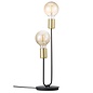 Josie - Industrial Table Light - Black and Brass