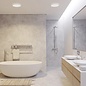 Ida - Kitchen & Bathroom Ultra-Slim LED Flush Ceiling Light - Black - IP54 - Small