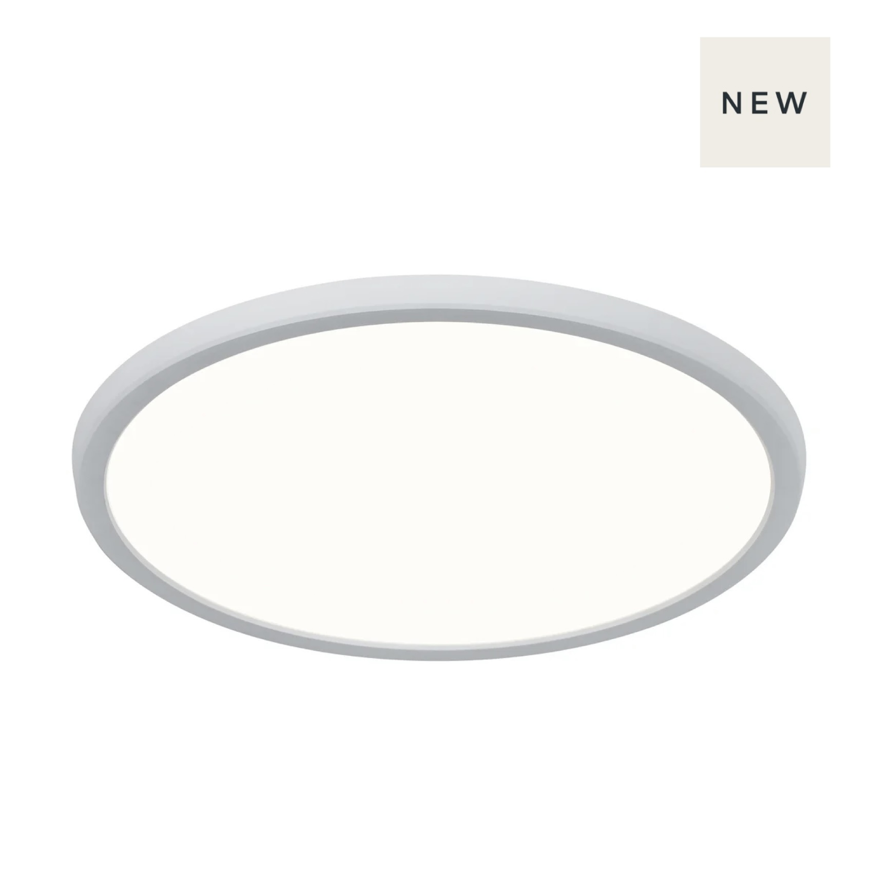 Ida - Kitchen & Bathroom Ultra-Slim LED Flush Ceiling Light - White -  Lightbox