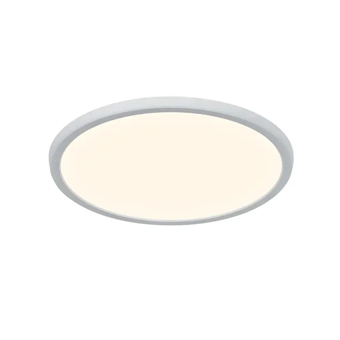 Ida - Kitchen & Bathroom Ultra-Slim LED Flush Ceiling Light - White - IP54 - Small