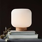 MIlli - Wood and Opal Glass Scandi Table Lamp