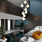 Alumina Nine Pendant + Sphere V - Tala - Large Minimalist Staircase Cluster Light