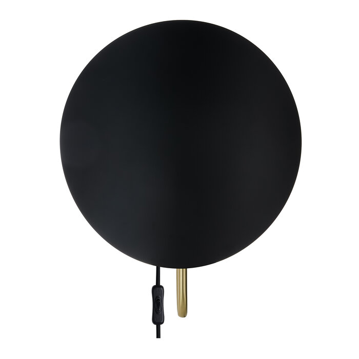 Sparga - Black & Brass Scandi Wall Light