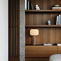 Taka - Brass and Linen Shade Scandi Table Lamp