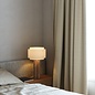 Taka - Brass and Linen Shade Scandi Table Lamp