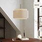 Taka - Brass and Linen Shade Scandi Pendant