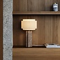 Taka - Brass and Linen Shade Scandi Table Lamp