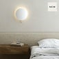 Sparga - White & Brass Scandi Wall Light