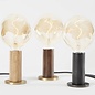 Knuckle Table Lamp + Voronoi I - Black Oak - Tala