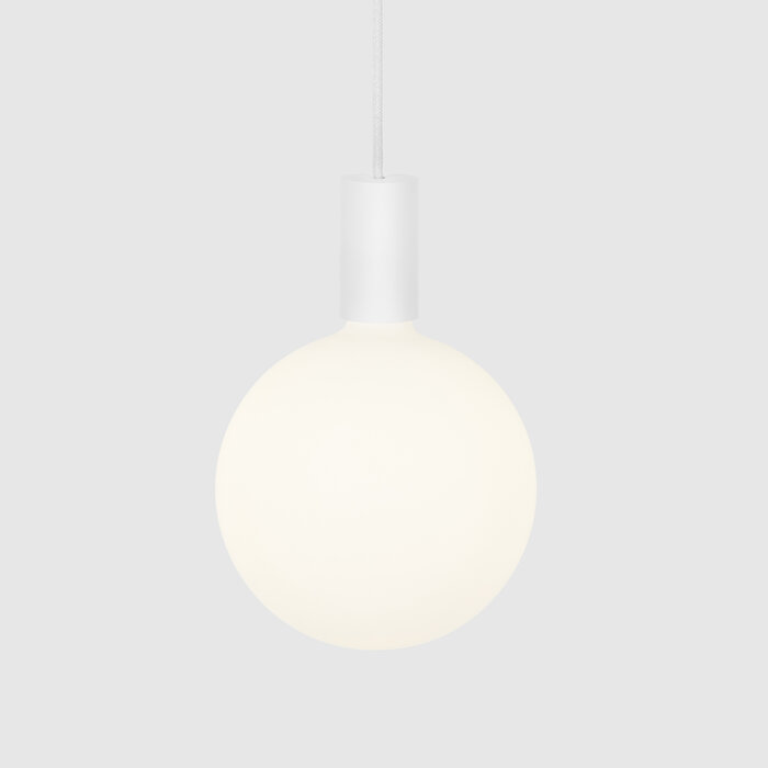 Alumina Single Pendant + Sphere V - Tala - Modern White Single Pendant