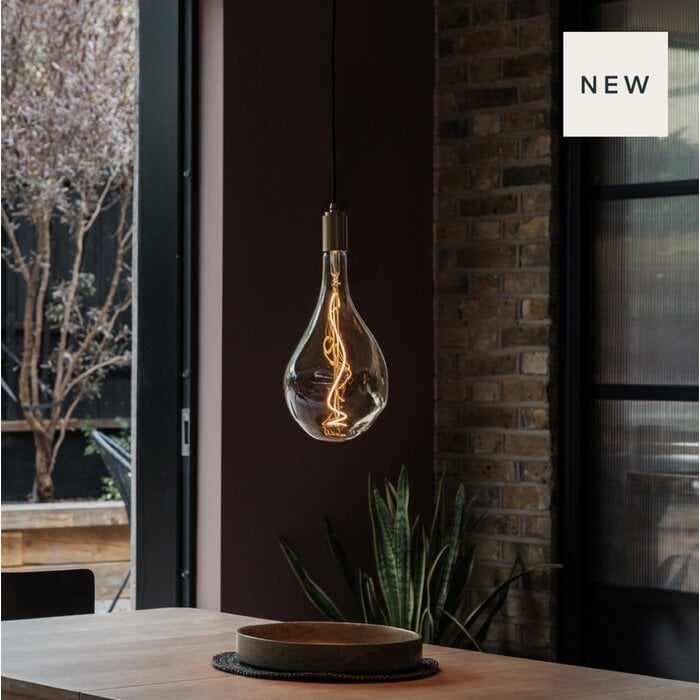 Modern LED Bulb Pendant Light -Voronoi II Pendant Light - Brass - Tala