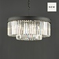 Darcy - Anthracite & Crystal 6 Light Chandelier