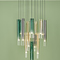 I Idony - Modern Coloured Glass LED Cluster Pendant