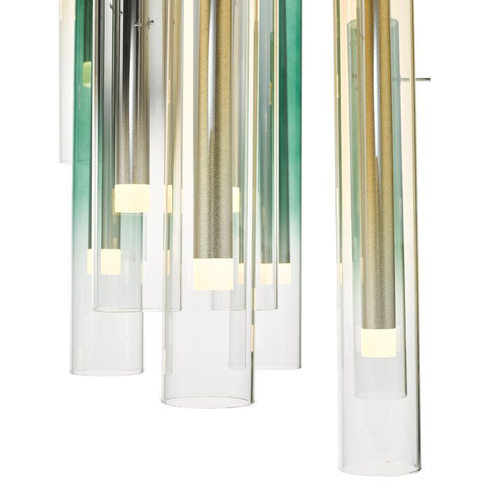 I Idony - Modern Coloured Glass LED Cluster Pendant