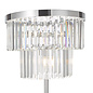 Athena - Large Art DecoCrystal & Chrome Floor Lamp