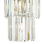 Athena - Large Art Deco Crystal & Chrome Wall Light - XL